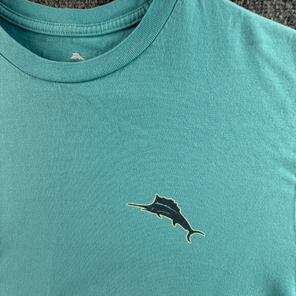 Tommy Bahama Relax Graphic T Shirt Blue Logo Tequila Graphic Alcohol Medium - Picture 9 of 10